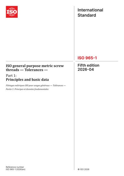 Standards PDF Cover Page