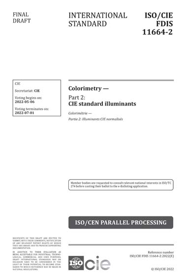 Standards PDF Cover Page