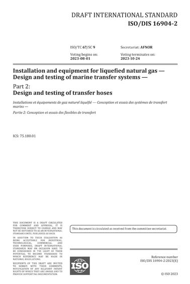 Standards PDF Cover Page