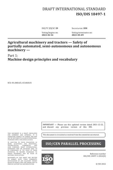 Standards PDF Cover Page