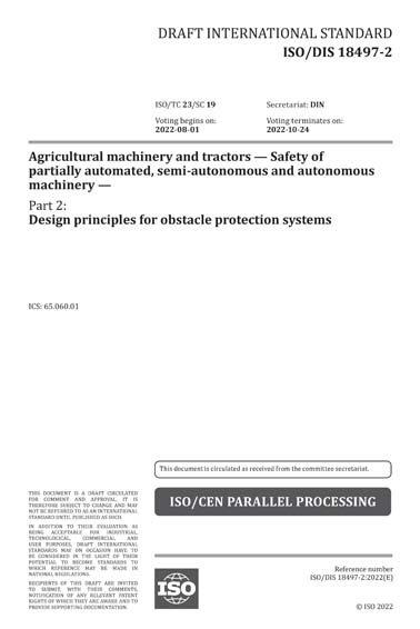 Standards PDF Cover Page