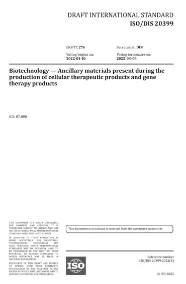 Standards PDF Cover Page