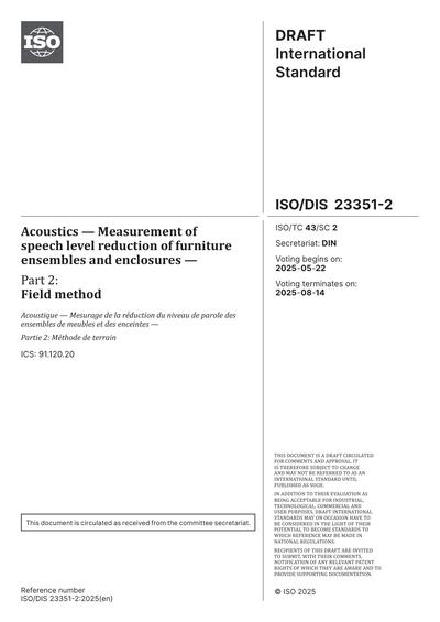 Standards PDF Cover Page
