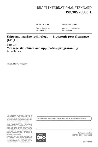 Standards PDF Cover Page