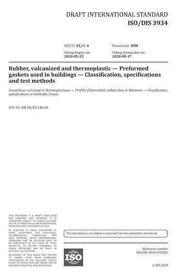 Standards PDF Cover Page