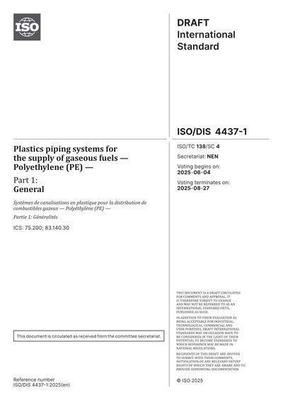 Standards PDF Cover Page