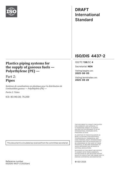 Standards PDF Cover Page