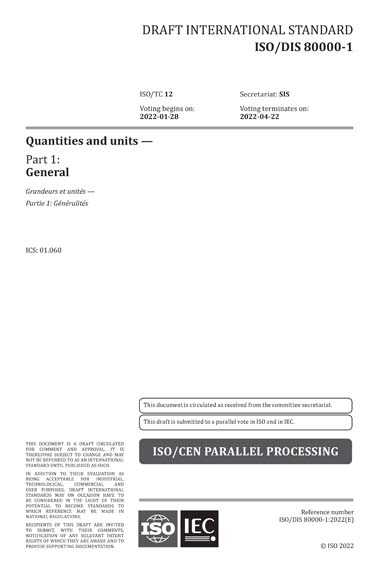 Standards PDF Cover Page