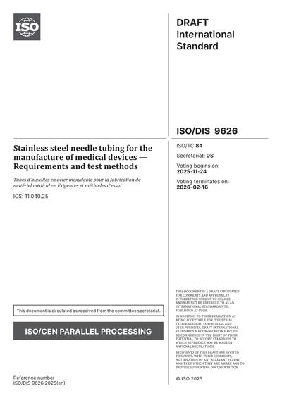 Standards PDF Cover Page