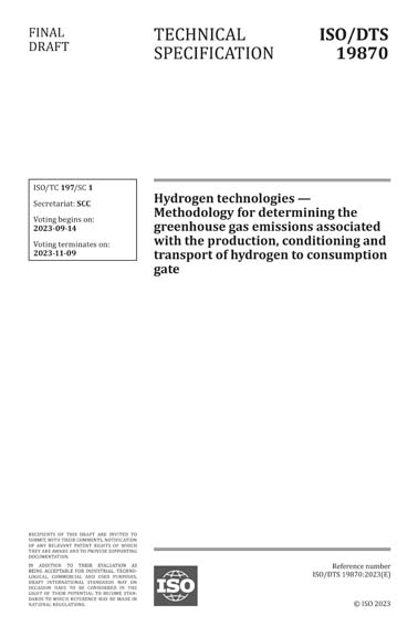 Standards PDF Cover Page