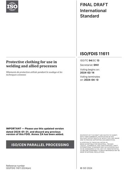 Standards PDF Cover Page