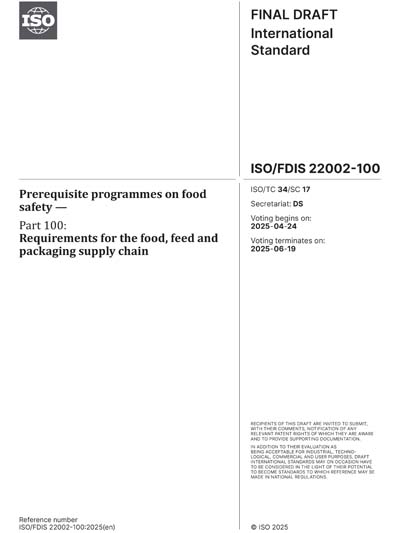 Standards PDF Cover Page