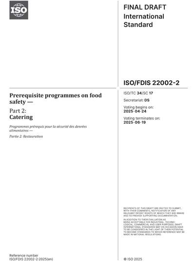 Standards PDF Cover Page