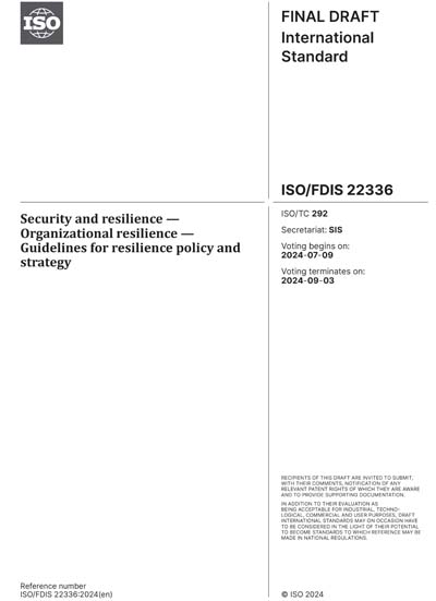 Standards PDF Cover Page