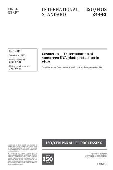 Standards PDF Cover Page