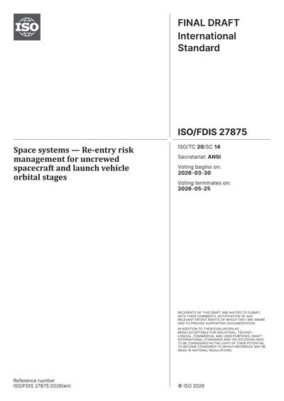Standards PDF Cover Page
