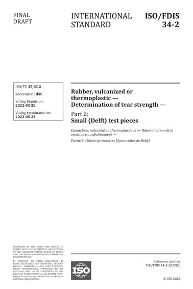 Standards PDF Cover Page