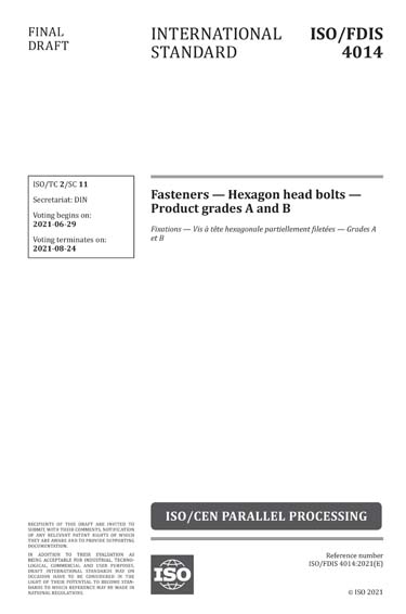 Standards PDF Cover Page