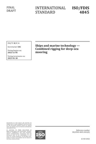 Standards PDF Cover Page