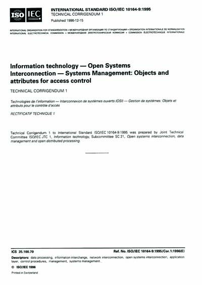 Standards PDF Cover Page