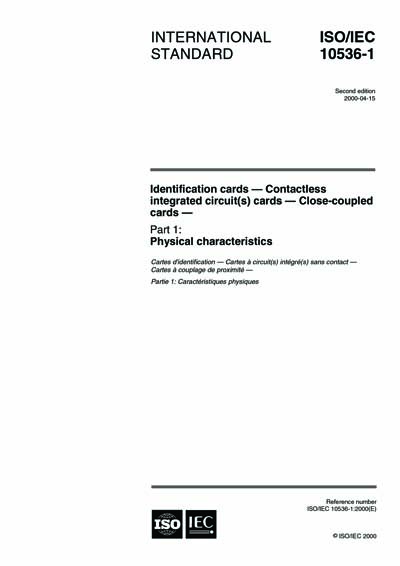Standards PDF Cover Page