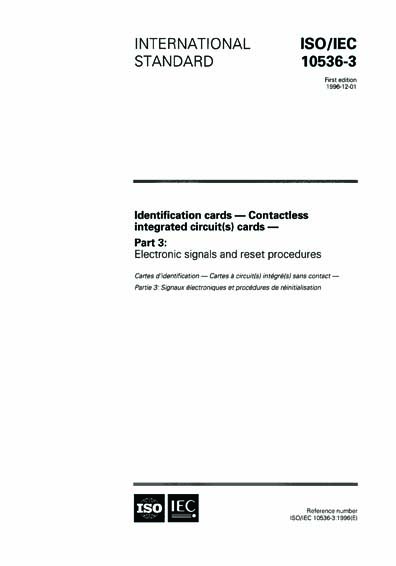 Standards PDF Cover Page
