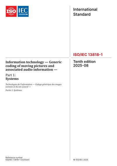 Standards PDF Cover Page