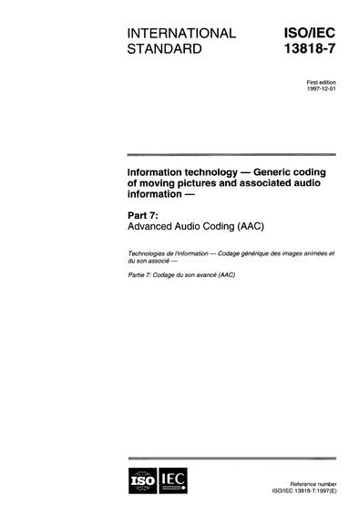 Standards PDF Cover Page