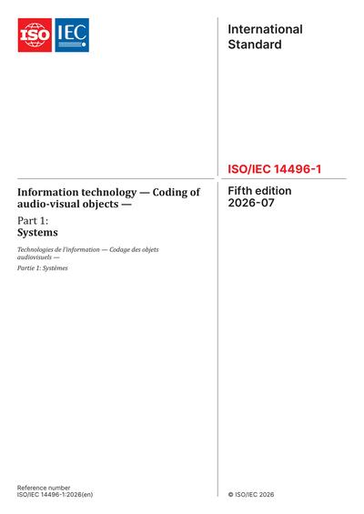 Standards PDF Cover Page