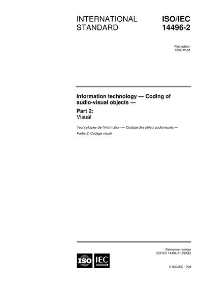 Standards PDF Cover Page