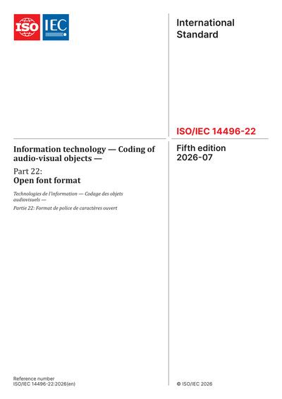 Standards PDF Cover Page
