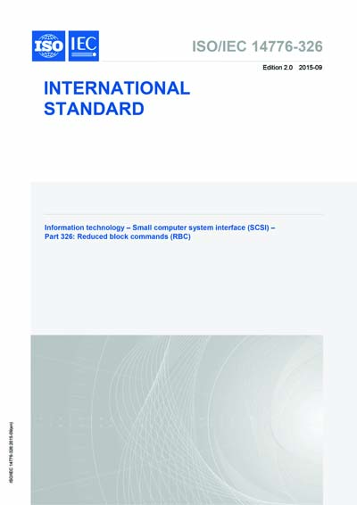 Standards PDF Cover Page