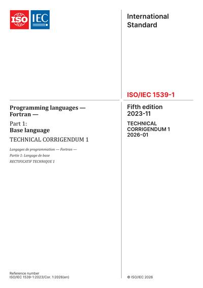 Standards PDF Cover Page