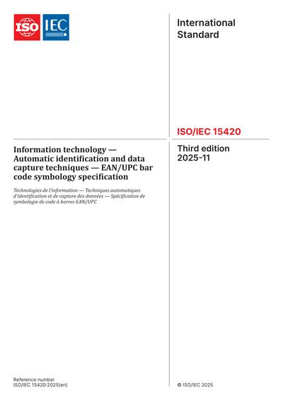Standards PDF Cover Page