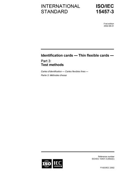 Standards PDF Cover Page