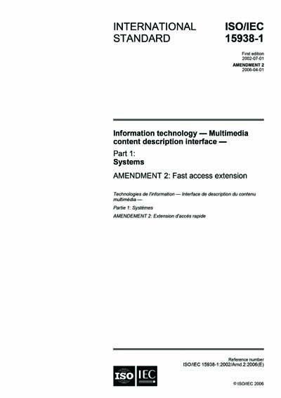 Standards PDF Cover Page