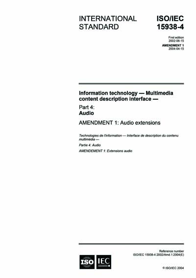 Standards PDF Cover Page