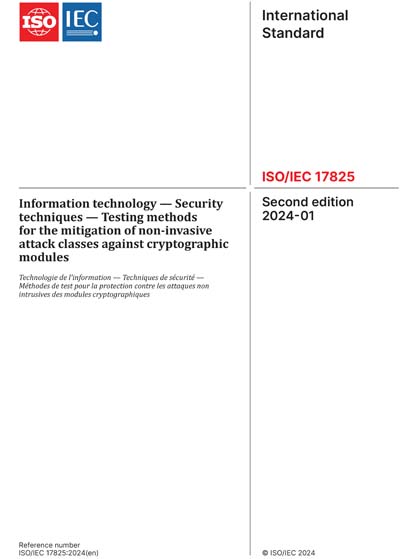 Standards PDF Cover Page