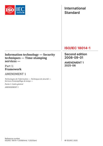 Standards PDF Cover Page
