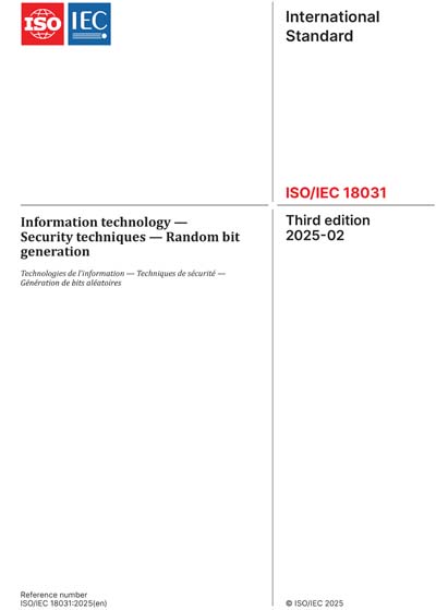 Standards PDF Cover Page