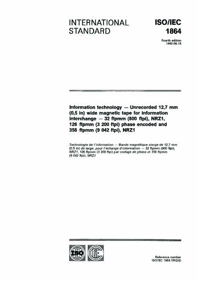 Standards PDF Cover Page