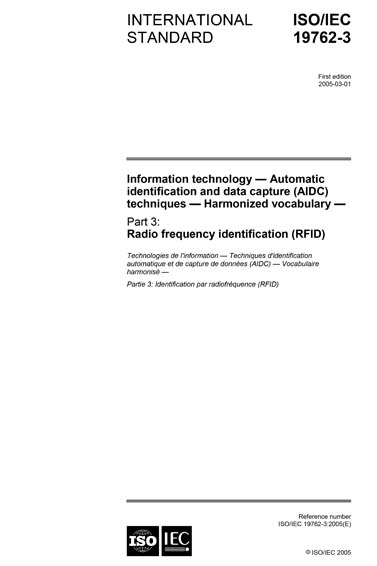 Standards PDF Cover Page