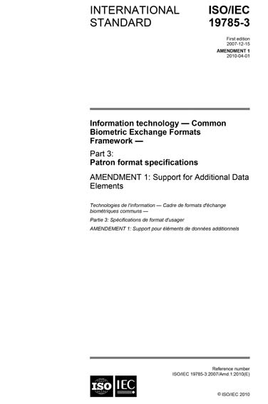 Standards PDF Cover Page