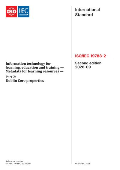 Standards PDF Cover Page