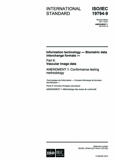 Standards PDF Cover Page