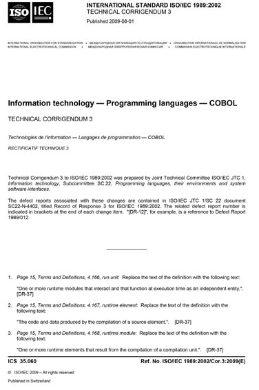 Standards PDF Cover Page