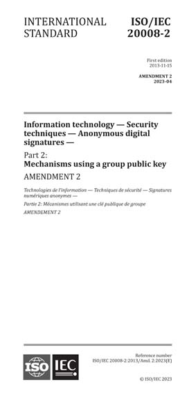 Standards PDF Cover Page