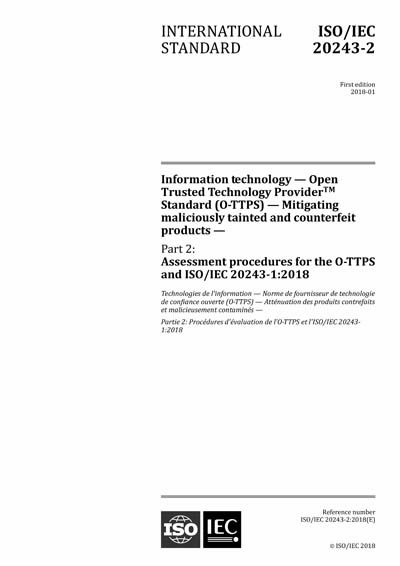 Standards PDF Cover Page