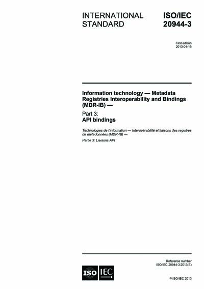 Standards PDF Cover Page