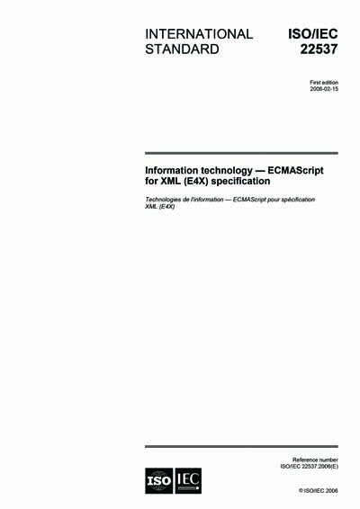 Standards PDF Cover Page